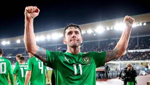 <p>ON THE SIDELINES: Ireland’s Robbie Brady will miss World Cup duty. Pic: INPHO/Ryan Byrne</p>
