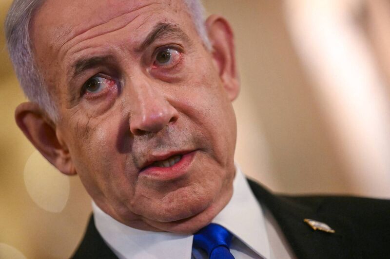 On Sunday, prime minister Benjamin Netanyahu defended Israel's planned escalation of its offensive in Gaza into outright occupation of the Palestinian territory. Picture: Jim Watson/AFP/Getty 