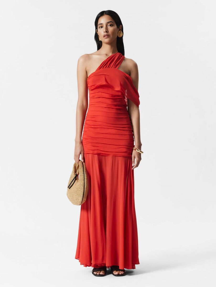 One-shoulder chiffon maxi dress, &amp; Other Stories, €149