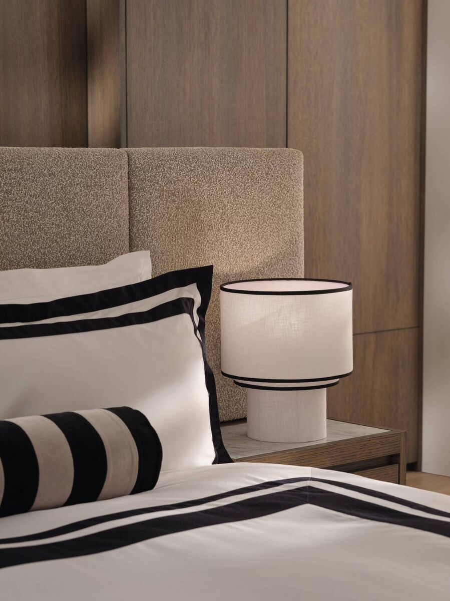 Monochrome and geometrics are a theme in the Kelly Hoppen x M&amp;S collection.