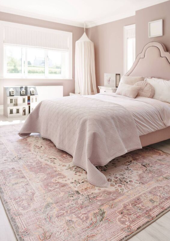 Colour and pattern are blended in the Caoimhe x Kukoon collection of family-friendly rugs.