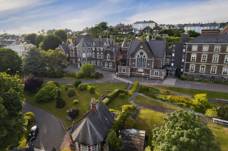 Campus facilities include modern computing labs, media production studios, enhanced library and study spaces, a student union hub and upgraded recreational areas.