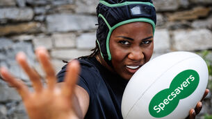 <p>WORLD CUP: Debunking outdated ideas ahead of the World Cup: Rugby's Linda Djougang and Specsavers are busting common contact lens myths, encouraging more sportswomen to embrace the clear vision and comfort contact lenses provide, especially during high intensity play. Pic: ©INPHO/Ben Brady</p>