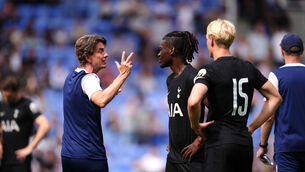 Thomas Frank has lost patience with Yves Bissouma’s tardiness (John Walton/PA)