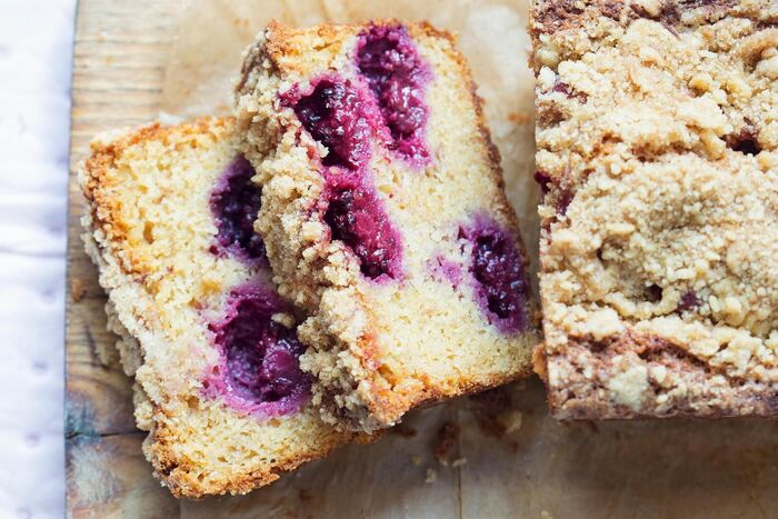 Blackberry and Almond Loaf