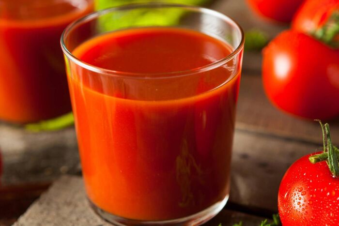 Fresh Summer Tomato Juice
