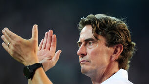 Thomas Frank was proud of his players (Adam Davy/PA)