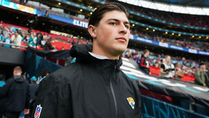 <p>Louis Rees-Zammit most recently played for the Jacksonville Jaguars in the NFL. Pic: Zac Goodwin/PA</p>