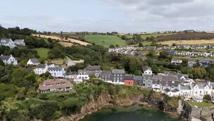 <p>Charles Cottage is on the hill towards Kinsale from Summercove. Scott O'Sullivan of Sherry FitzGerald guides at €995,000</p>