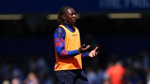 <p>WANTED EAGLE: Crystal Palace's Eberechi Eze warming up ahead of the Premier League match at Stamford Bridge, London. Pic: John Walton/PA Wire.</p>