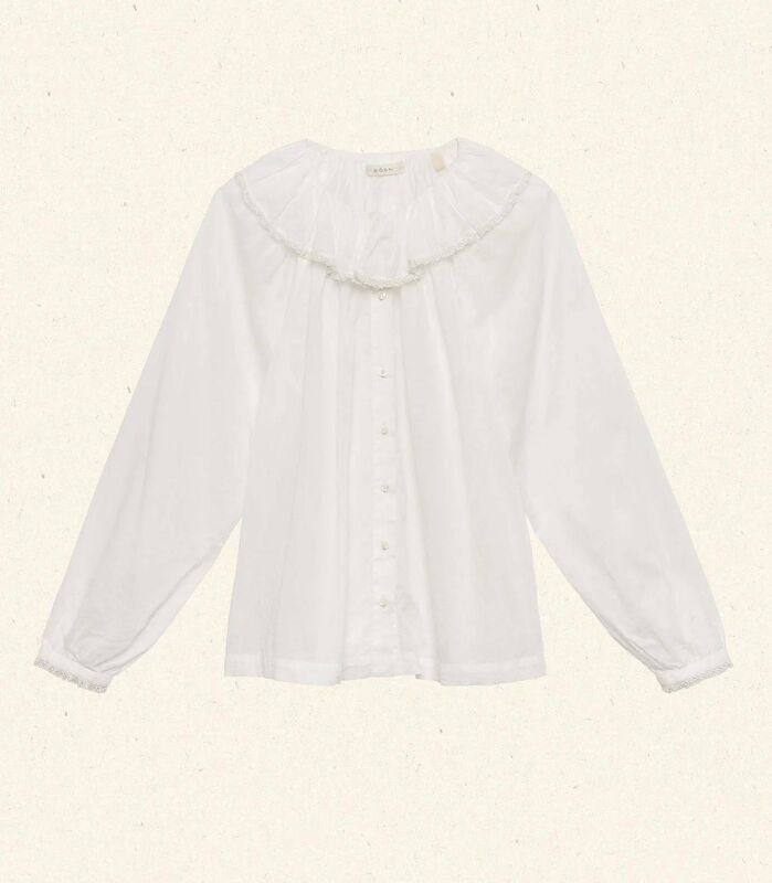 Fashion Ruffled Collar Blouse, €293, Doen.