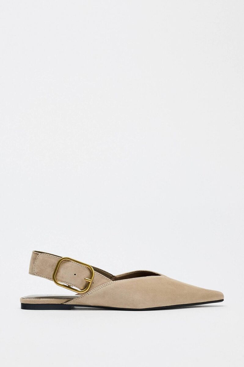 Fashion Suede Slingbacks, €49.95, Zara.