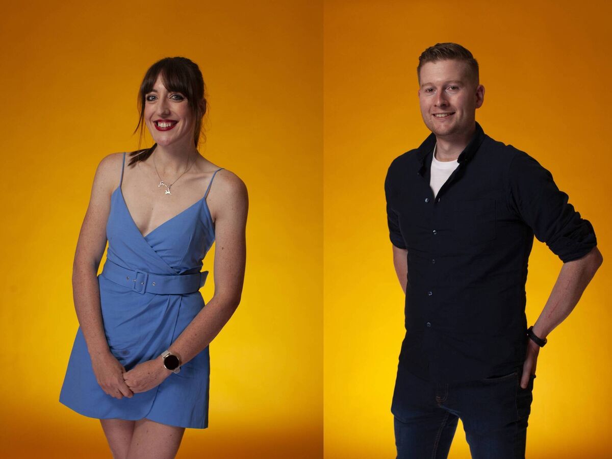 Ginine and Andrew on First Dates Ireland back in 2021.