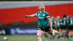 <p>ALL KINDS OF EVERYTHING: Ireland’s women kick off their 2025 World Cup against Japan in Franklin’s Gardens this Sunday with Dannah O’Brien assuming the Sexton role in terms of her prominence and importance in terms of what it is the team does and hopes to achieve. Pic: Shauna Clinton/Sportsfile</p>