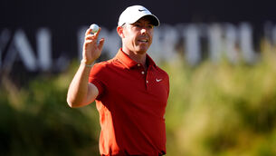 <p>Rory McIlroy is back in Georgia for the first time since winning the Masters in Augusta in April, and he still gets emotional thinking about winning the green jacket.</p>