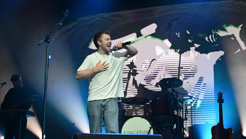 Kingfisher on stage at the Marquee, Cork. Picture Dan Linehan