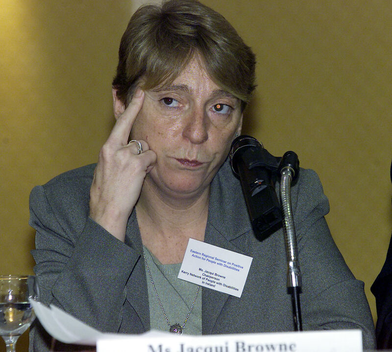 Thalidomide survivor and advocate, Jacqui Browne, died in June. Pic: BILLY HIGGINS