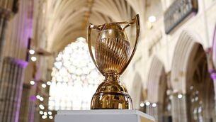 <p>LET THE LIGHT IN: Detailed view of the Women's Rugby World Cup Trophy during the Women's Rugby World Cup opening ceremony at Exeter Cathedral, Exeter on August 16, 2025 in Exeter, England. Pic:  Harry Trump - World Rugby/World Rugby via Getty Images</p>