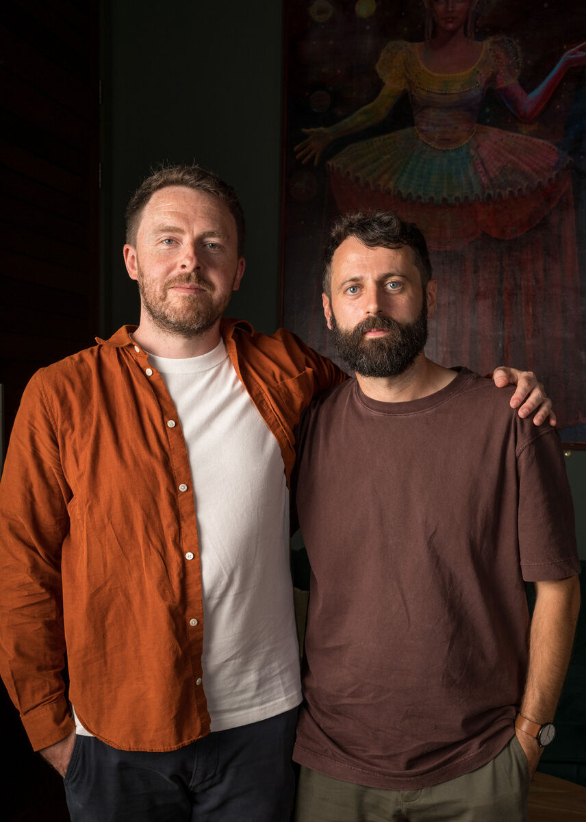Director Brendan Canty and writer Alan O’Gorman of the film 'Christy at the Opera House, Cork. Picture: David Creedon