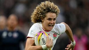 <p>ELECTRIC: England full-back Ellie Kildunne lit up the Stadium of Light with a scintillating performance for England in the opening game of the 2025 Women's Rugby World Cup. Pic: PAUL ELLIS/AFP via Getty Images</p>