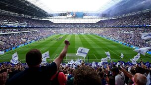 <p class="contextmenu internal_Caption">NEW DAWN: Everton fans savour the plush surrounds of their waterside new home, the Hill Dickinson Stadium at Bramley Moore in Liverpool. Pic: Michael Regan/Getty Images</p>