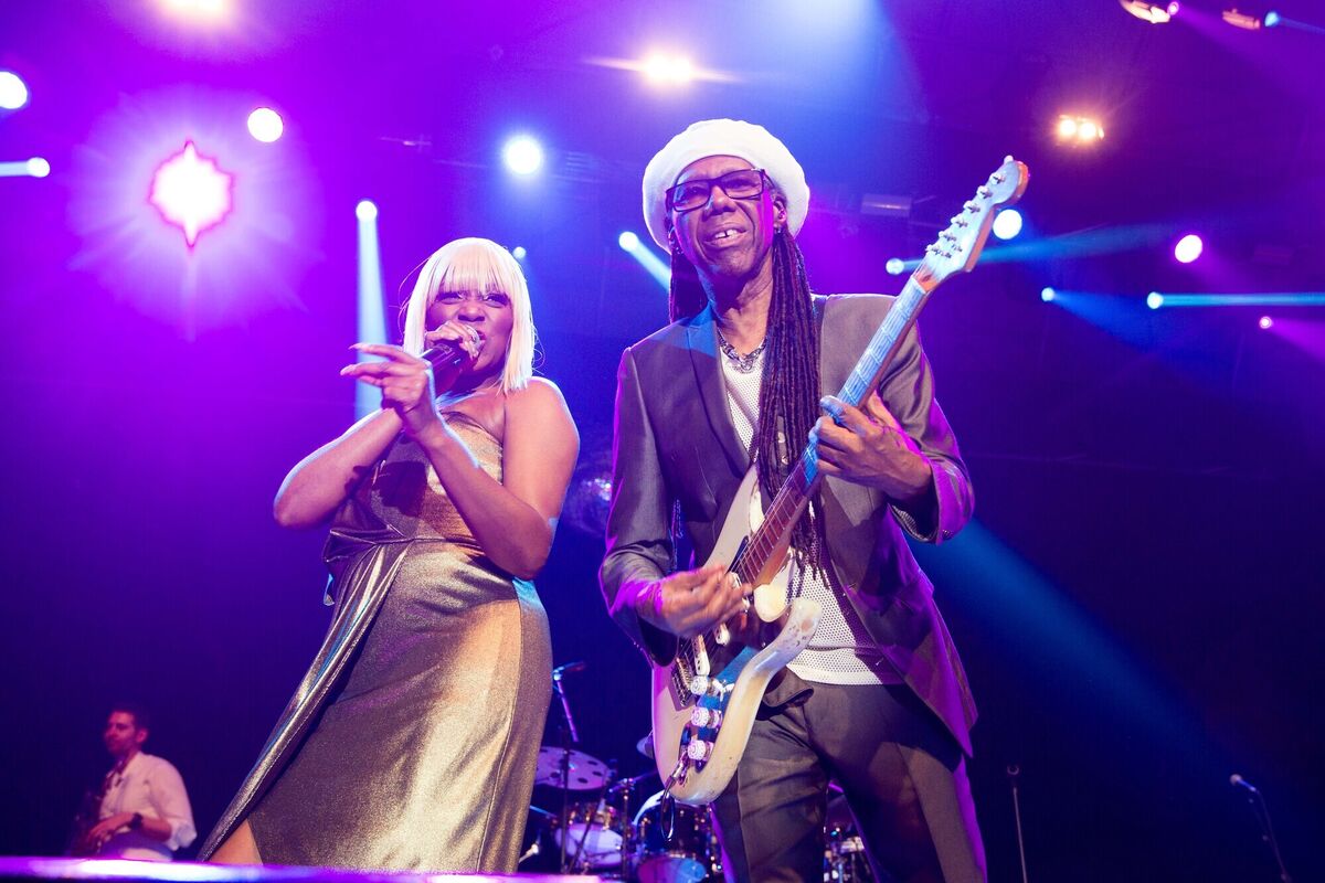 Chic featuring Nile Rodgers. Pic: Darragh Kane