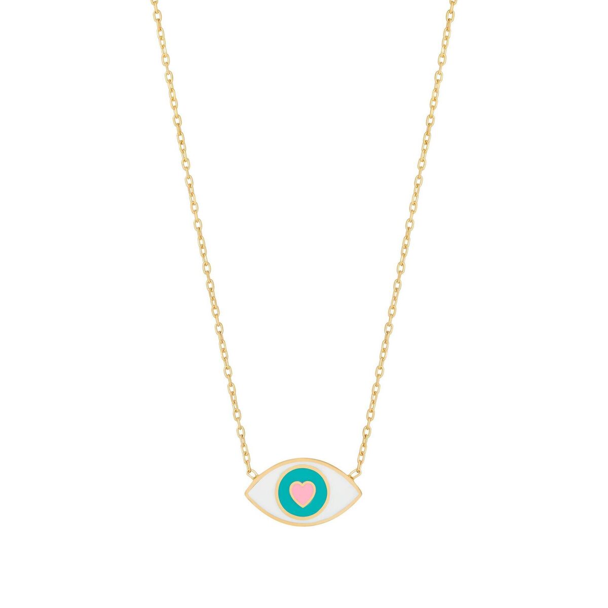 Evil Eye Necklace, €110, NJO Design.