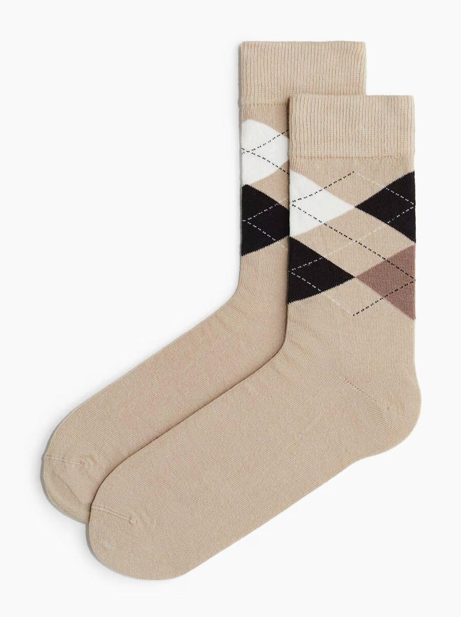 Argyle socks men, H&amp;M, €4.99
