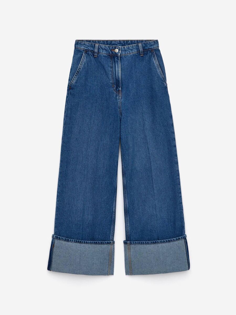 Wide turn-up jeans, Arket, €89