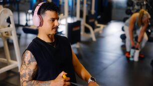 <p>Scullcandy Crusher Active 540 wireless headphones with a bass slider to rock your gym sessions. Pictures: Scullcandy.</p>