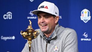 <p>Keegan Bradley has decided not to select himself for the Ryder Cup (Anthony Behar/PA)</p>