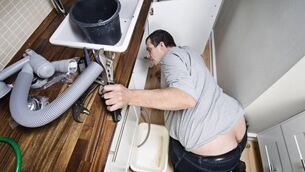 <p>Builder's arse: a dying breed?</p>