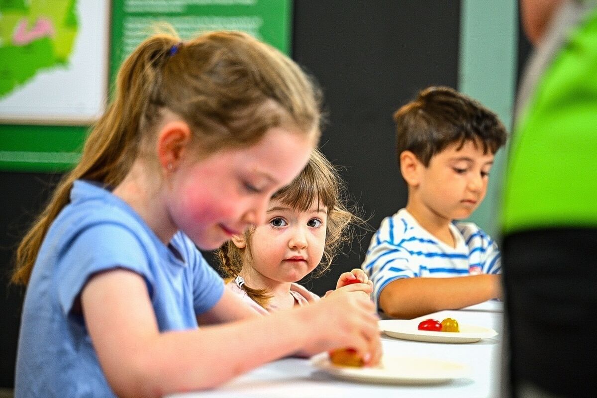 Alice Rose-Crowley with her sister Ciara enjoy a fun and interactive pop-up cooking class for kids at St Peter’s, part of the Cork on a Fork Fest programme. Alice Rose-Crowley with her sister Ciara enjoy a fun and interactive pop-up cooking class for kids at St Peter’s, part of the Cork on a Fork Fest programme.