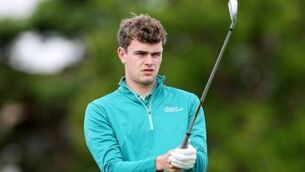 <p>IRISH OPEN: John Doyle in action at the European Amateur Team Championships in Killarney. Pic: @Laszlo Geczo/Inpho.</p>