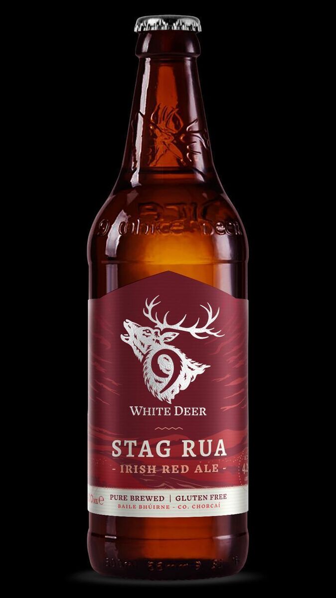 9 White Deer ‘Stag Rua’, 4.2% ABV, 500ml €4.25 9 White Deer ‘Stag Rua’, 4.2% ABV, 500ml €4.25