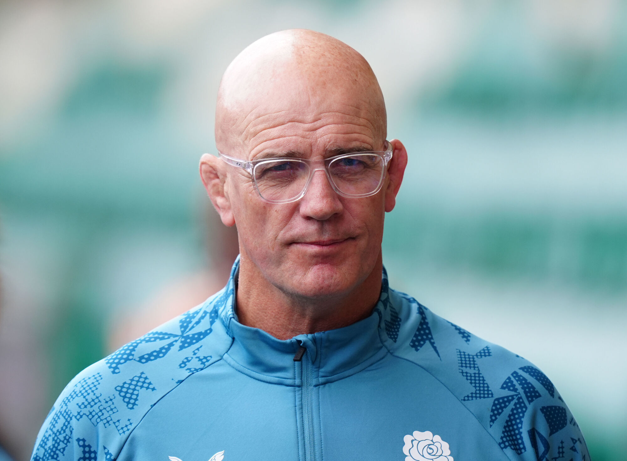 England head coach John Mitchell during a team run at cinch Stadium at Franklin's Gardens, Northampton. Picture: Mike Egerton/PA Wire. 