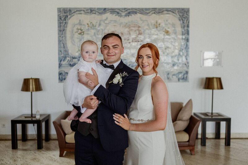 Megan and Eric with Fiadh. Picture: Touch Photography Megan and Eric with Fiadh. Picture: Touch Photography