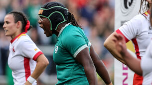 <p>Against Spain, Linda Djougang became the first Irish women's player to reach 50 caps since Nora Stapleton in 2017. Pic: ©INPHO/Dan Sheridan</p>