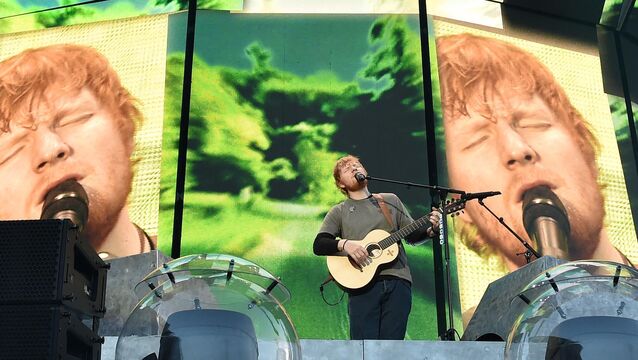 <p>Ed Sheeran on stage during the last of his three Cork concerts at Páirc Uí Chaoimh. Picture: Dan Linehan</p>