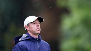 <p>Rory McIlroy during a Pro-AM round at The K Club ahead of the 2025 Amgen Irish Open. Pic: Brian Lawless/PA Wire.</p>