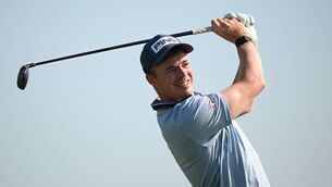 <p>Stuart Grehan at the Amateur Championship at Royal Cinque Ports Golf Club (Photo by Alex Burstow/R&amp;A/R&amp;A via Getty Images)</p>
