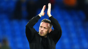 <p>Craig Bellamy was grateful for Wales’ narrow World Cup qualifying victory over Kazakhstan. Pic: David Davies/PA</p>
