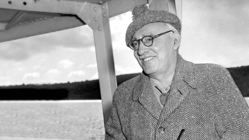 The writer Frank O'Connor pictured at Cobh in the 1960s. Picture: Irish Examiner Archive