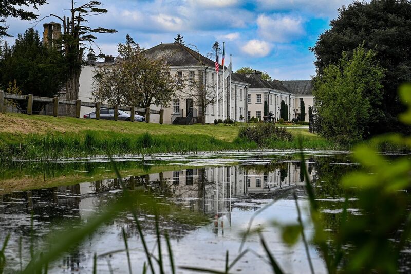 Reflections in the lake at the Castlemartyr Resort. Picture Chani Anderson
