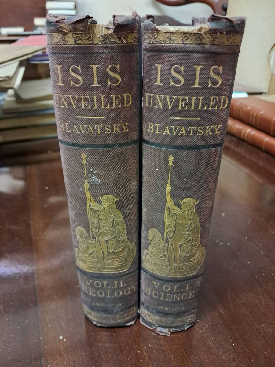 'Isis Unveiled' by Madame Blavatsky at Aidan Foley's sale. 