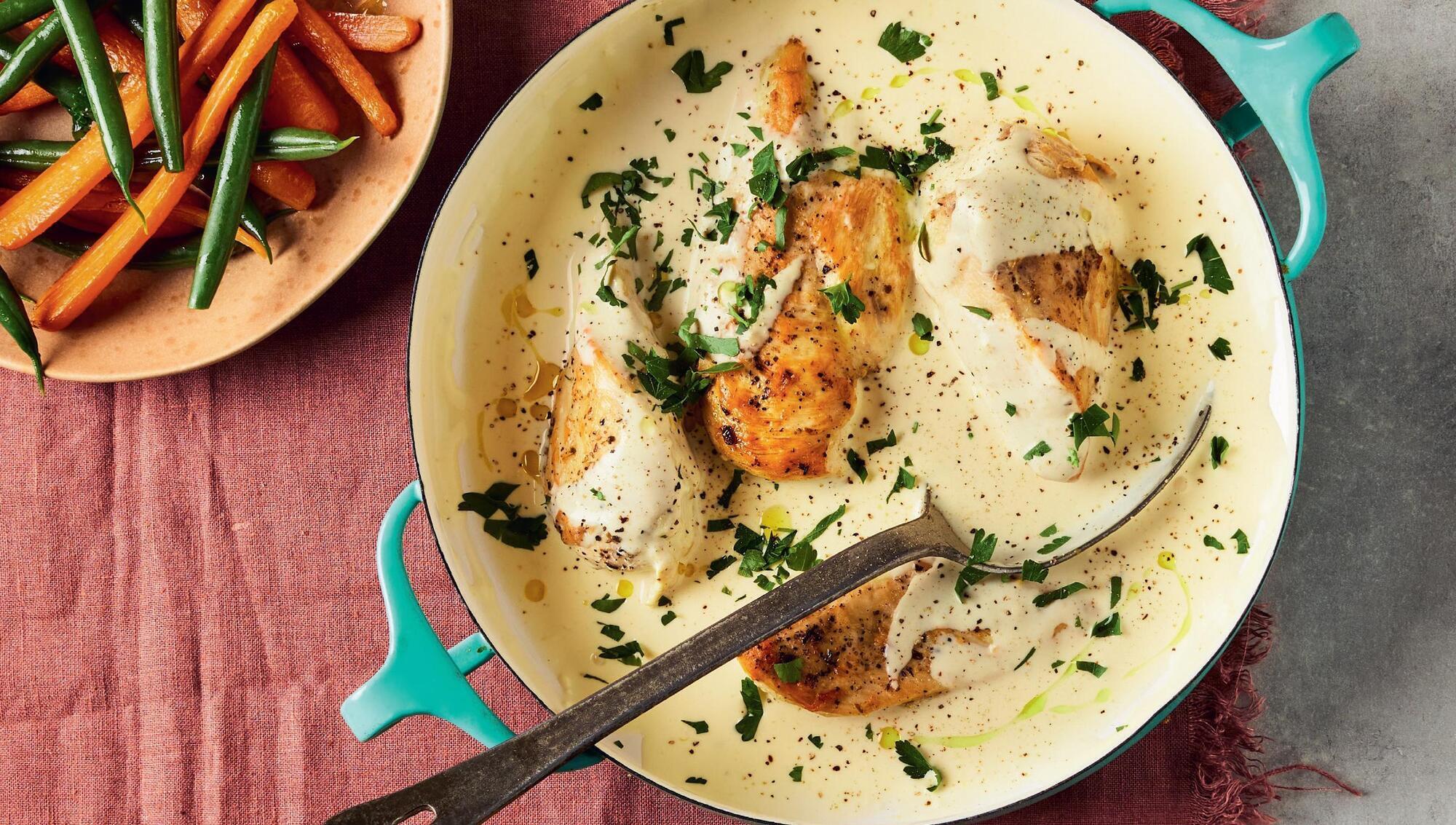 Darina Allen: Three recipes to make and freeze, including creamy garlic and lemon chicken