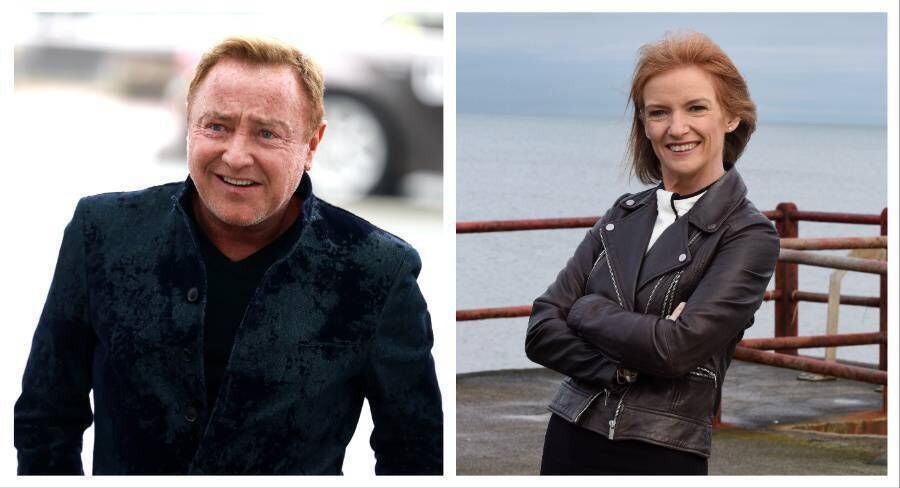 Michael Flatley and Joanna Donnelly are no longer in the running. Michael Flatley and Joanna Donnelly are no longer in the running.