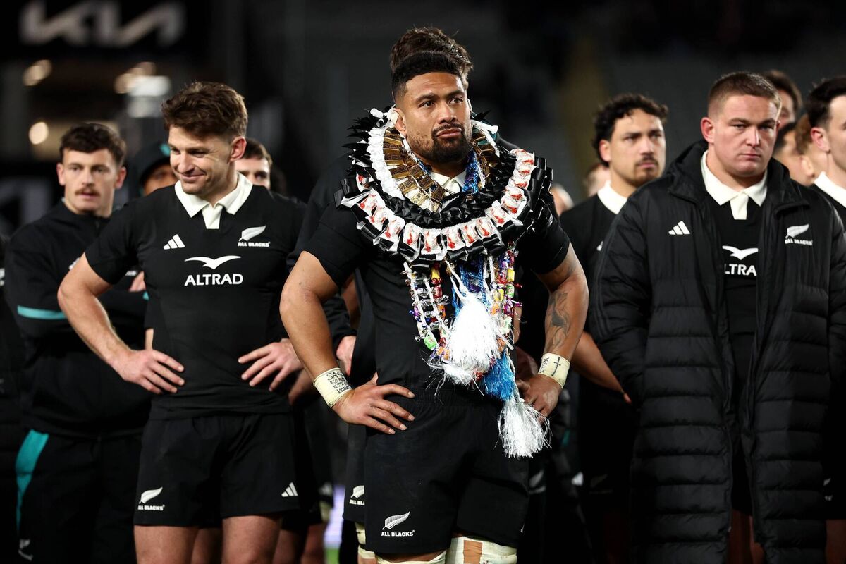 CENTURION: Ardie Savea after a victorious 100th cap for the All Blacks against South Africa in Auckland. 