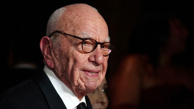 Rupert Murdoch arrives at the 11th Breakthrough Prize Ceremony in Los Angeles. (Jordan Strauss/Invision via AP)