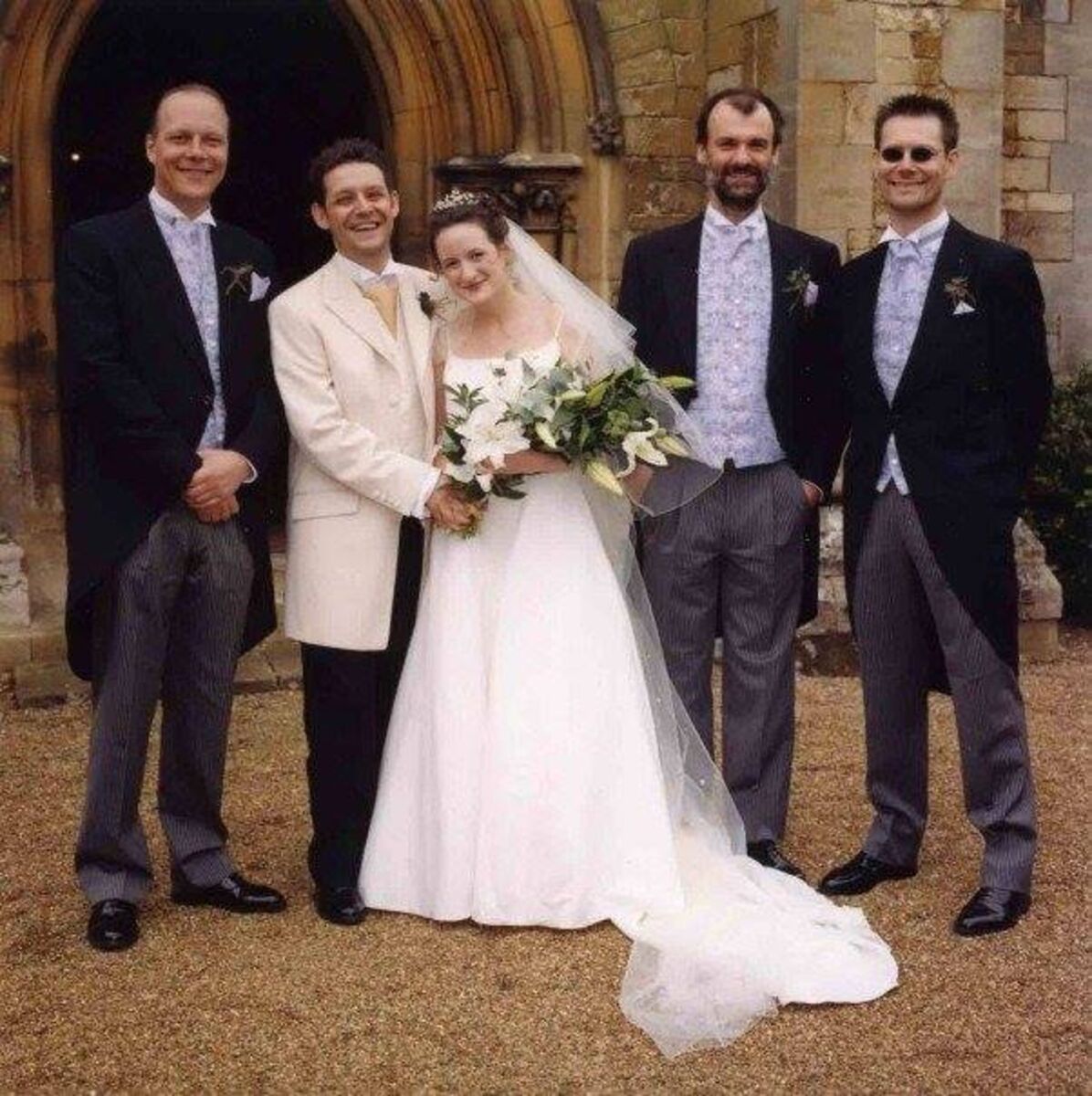 Carl and Linda on their wedding day Carl and Linda on their wedding day